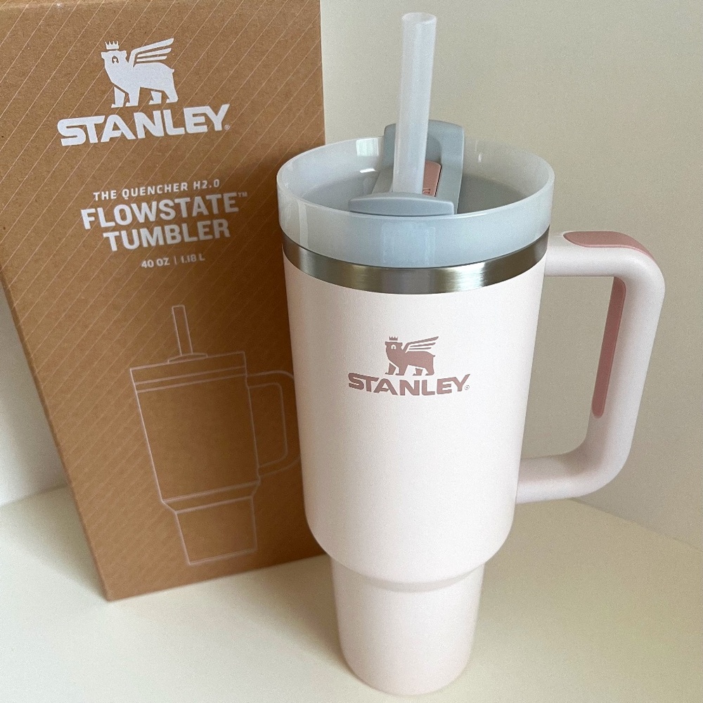 NIB STANLEY QUENCHER H2.0 FlowState™ Tumbler 40 oz ROSE QUARTZ original pink NEW